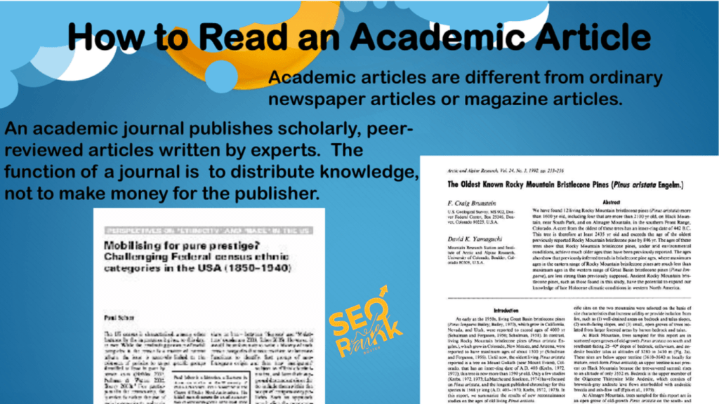 Headings for an Article