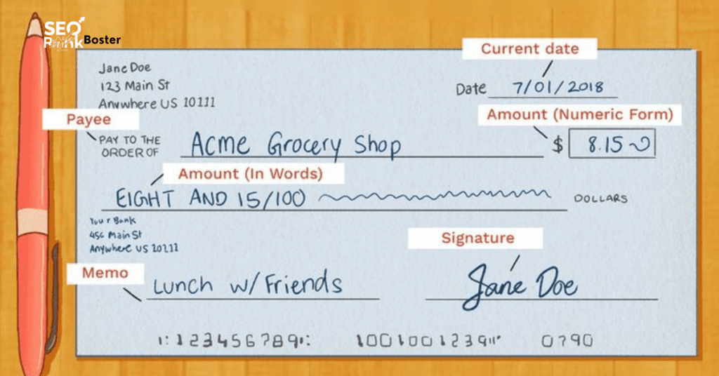 How to Write a Check